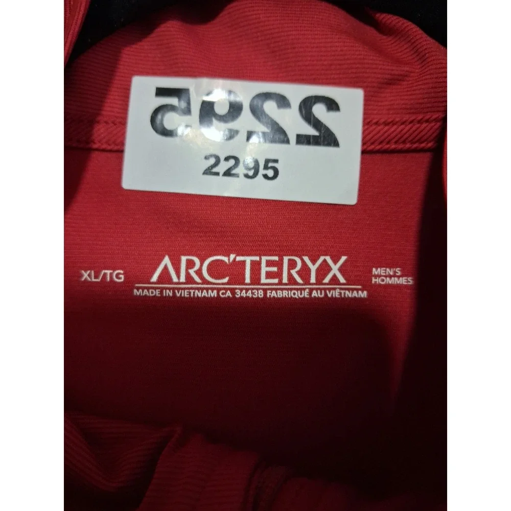 Arc'teryx ¼ Zip Men's Size XL Ribbed Long Sleeve Base Layer Lightweight Pullover